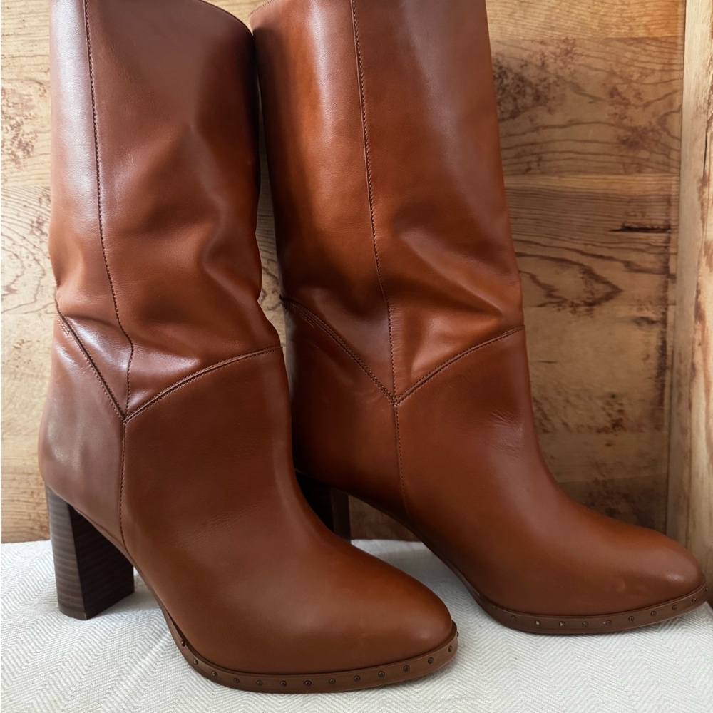 Brown Leather Women's Boots